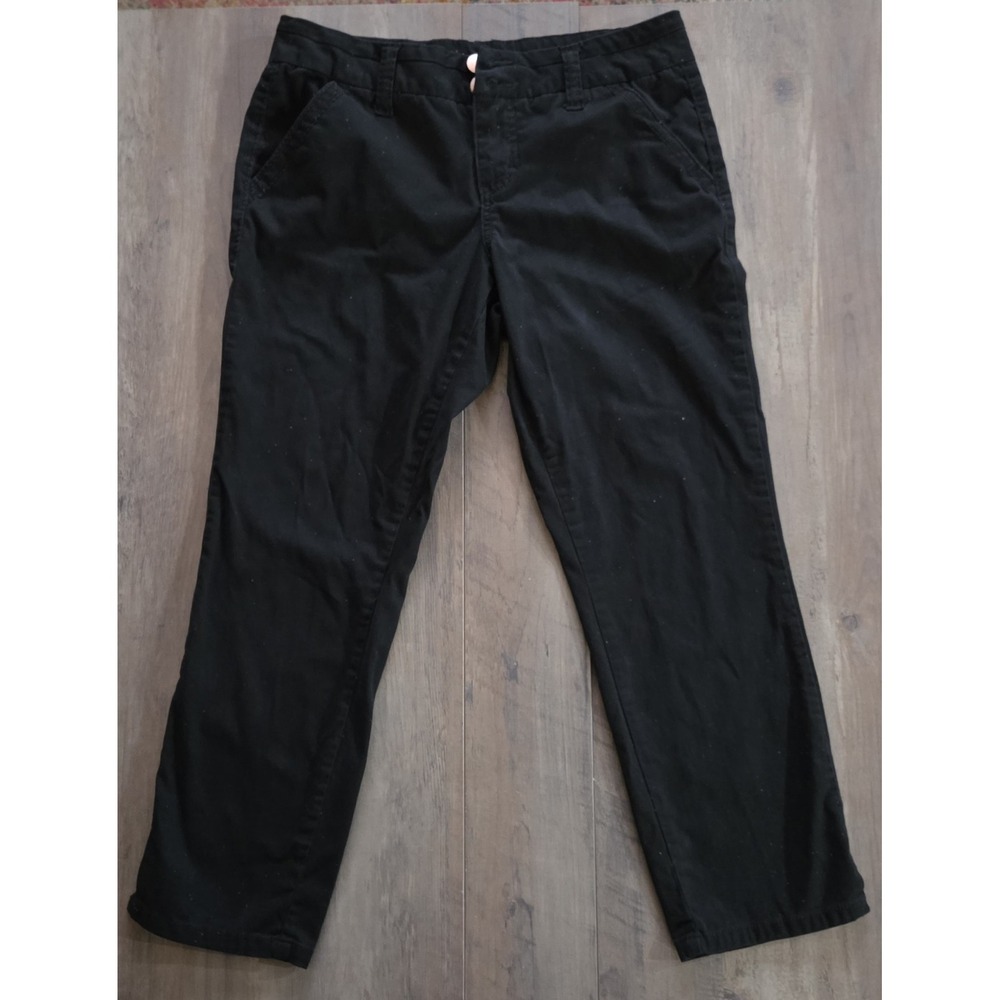 BKE Black Capri Straight Leg Pants Size 27 With 24" Inseam